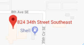 Map to 34th Street First PREMIER Bank Location in Watertown, SD