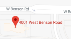 Map to West Benson Road First PREMIER Bank Location in Sioux Falls, SD