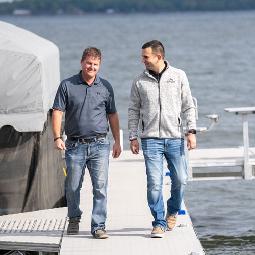 Why First PREMIER Bank? Linder Dock & Lift meeting with banker